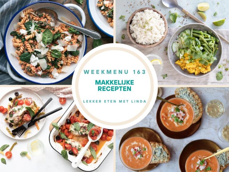 Wat eten we vandaag weekmenu