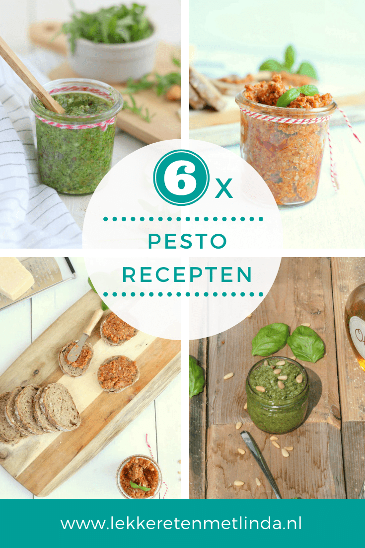 Pesto recepten zelf maken zoals rode pesto of groente pesto recepten