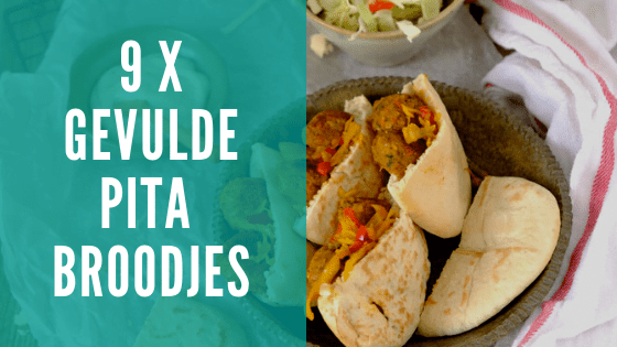 9 x gevulde pita broodjes