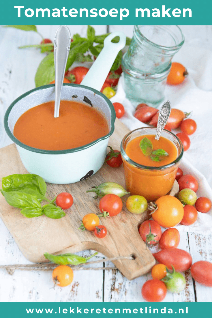 Tomatensoep maken met verse tomaten