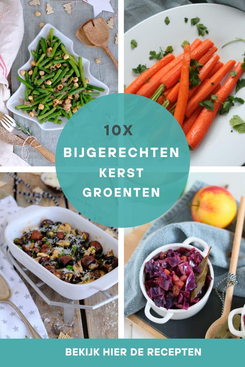 Bijgerechten voor kerst met groenten