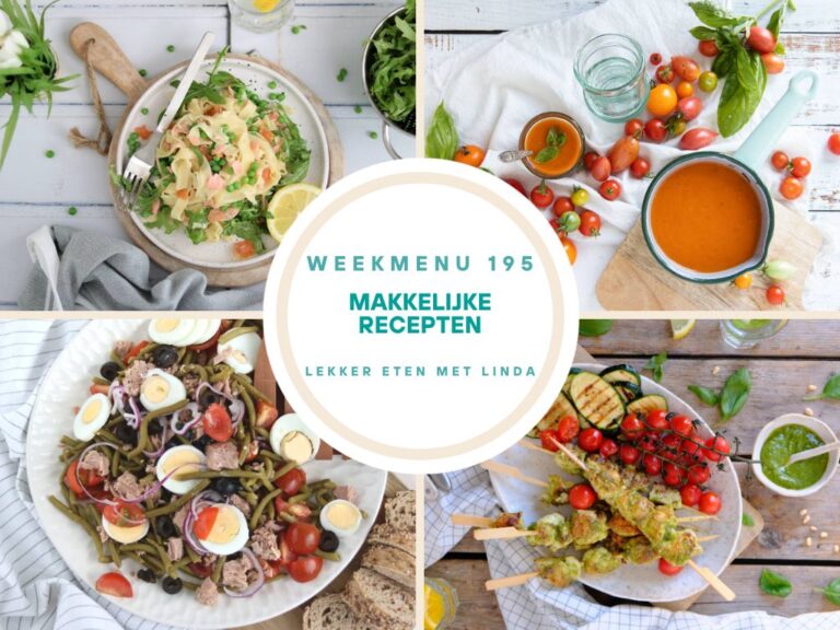 Weekmenu makkelijke recepten 195