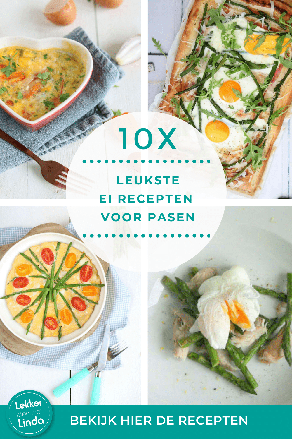 10 de leukste ei recepten voor de lunch of het ontbijt voor Pasen.
