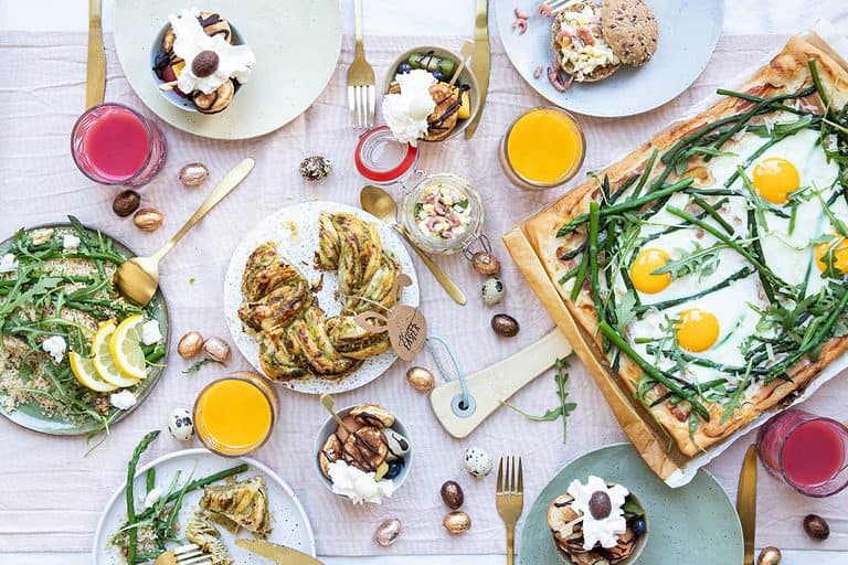 Broodkrans met pesto, vlechtbrood met pesto voor de brunch
