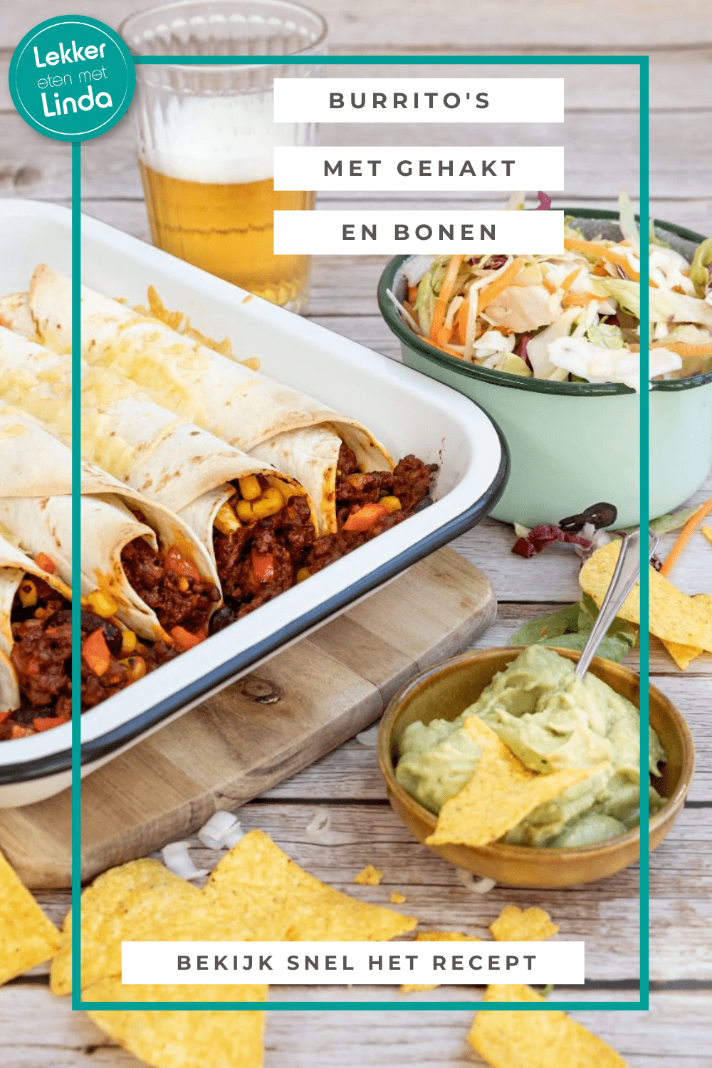 Burritos met gehakt
