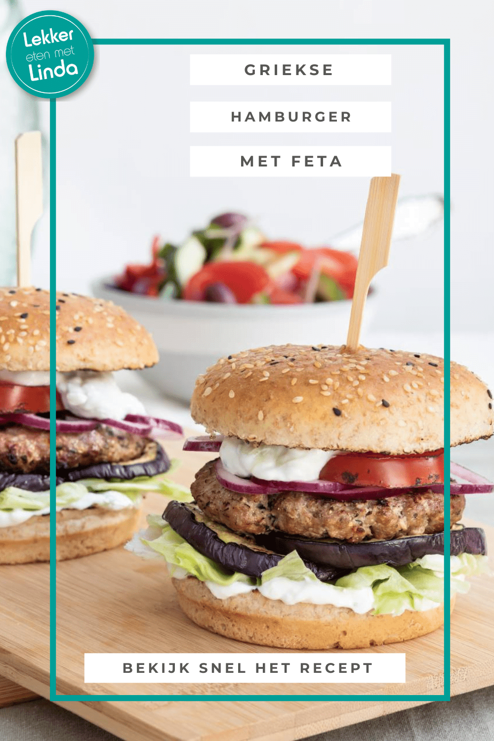 Grieks hamburger recept met feta