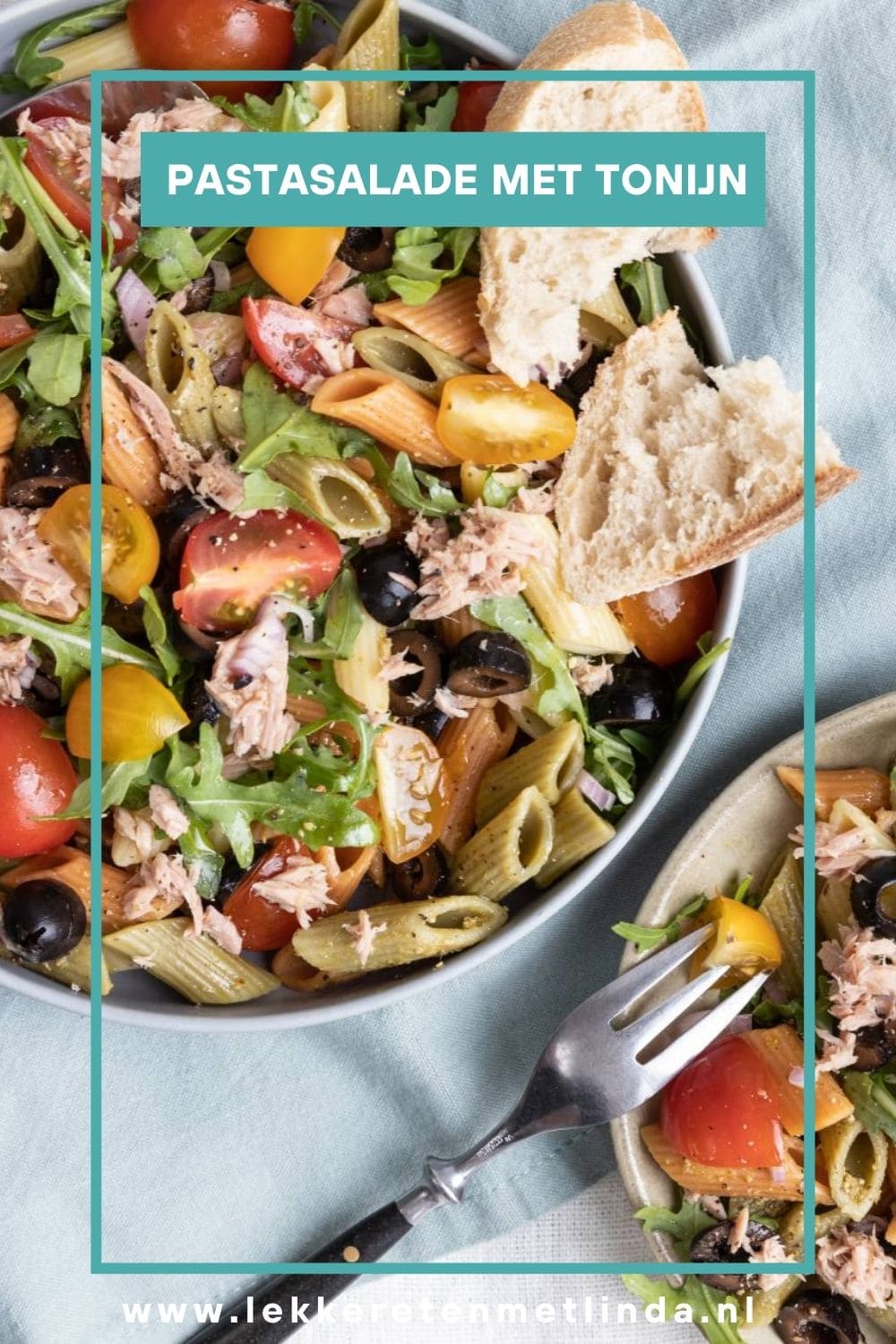 Pastasalade met tonijn