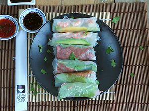springroll met vlees