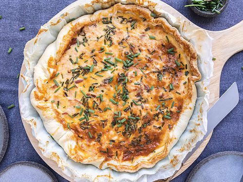 Zalm quiche