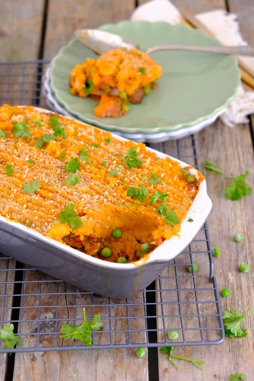 Shepherds pie, een ovenschotel zonder gehakt