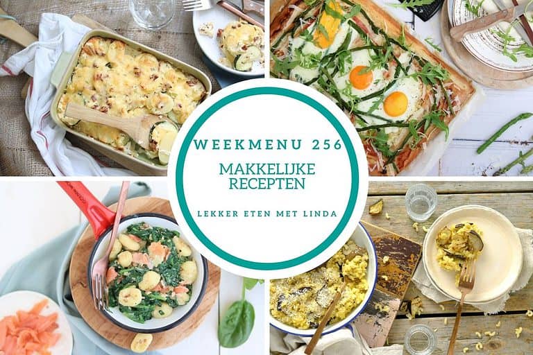 Weekmenu 256 makkelijke recepten