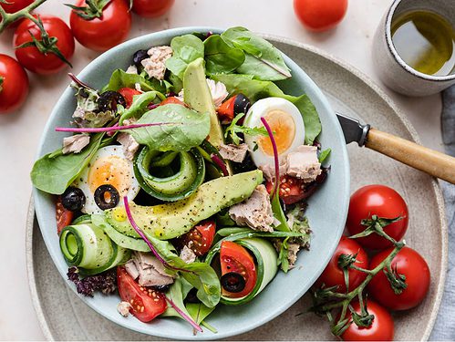 Salade met tonijn