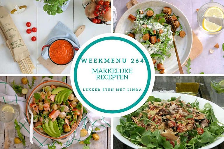 Weekmenu wat eten we vandaag,