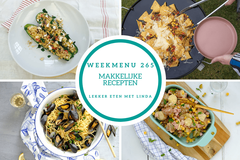 Weekmenu makkelijke recepten 265