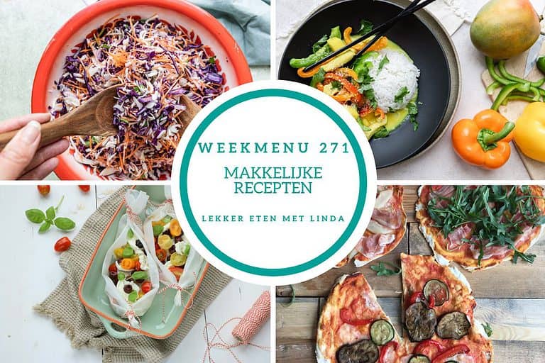 Weekmenu makkelijke recepten 271