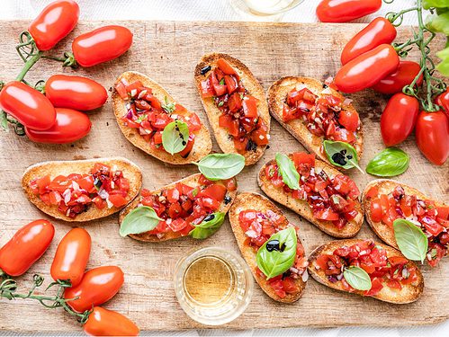 Bruschetta met tomaat