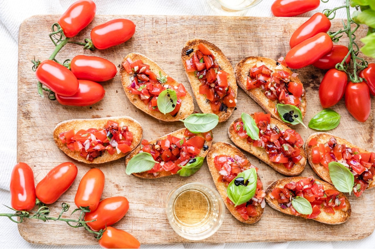 Bruschetta met tomaat