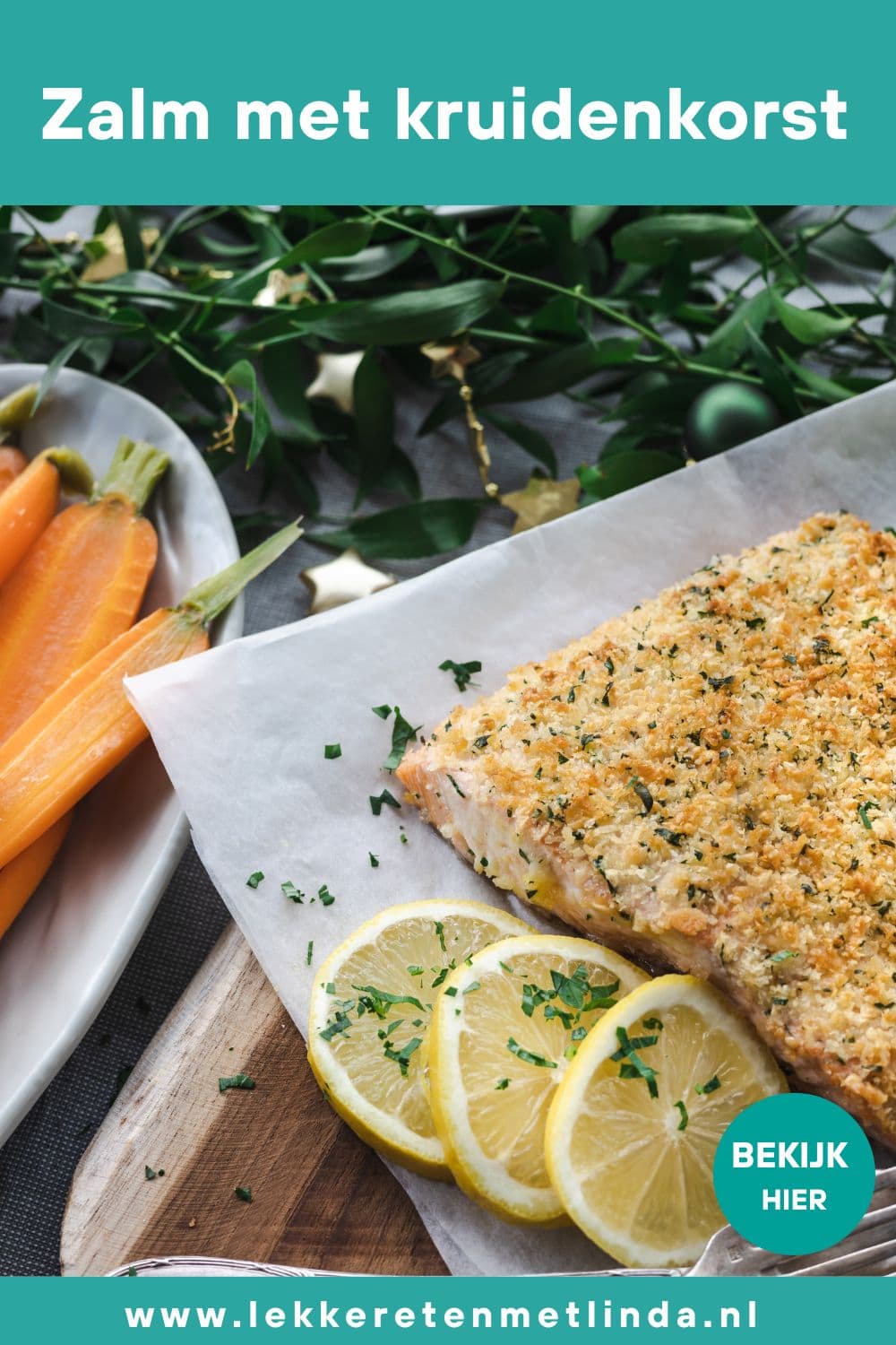 Zalm met kruidenkorst p