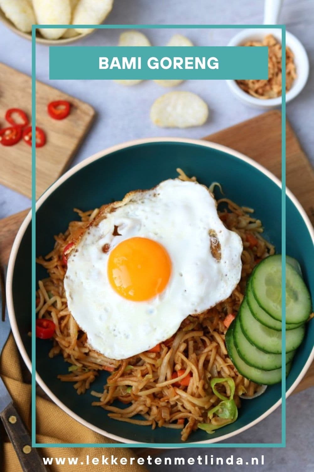 Bami goreng, snel recept