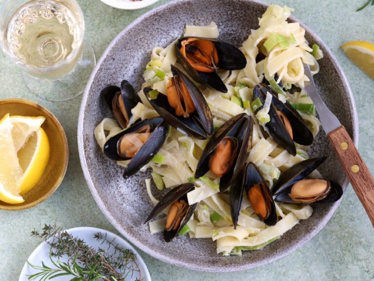 Pasta met mosselen