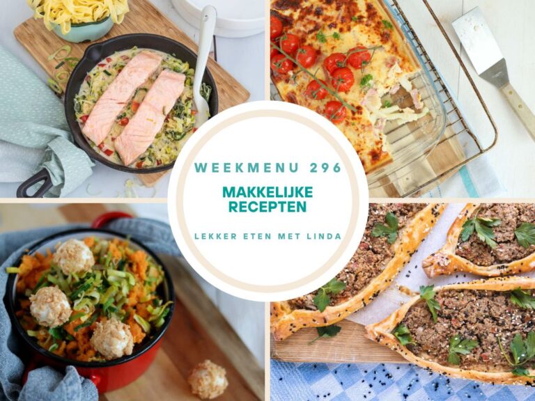 Weekmenu makkelijke recepten 296