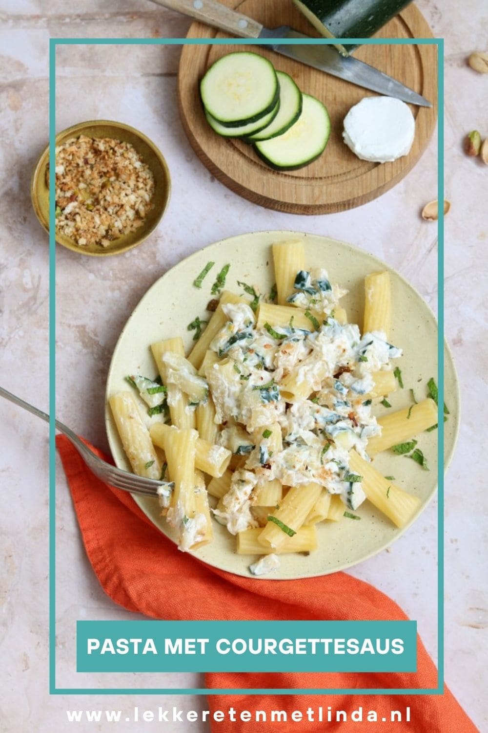 Pasta met courgette