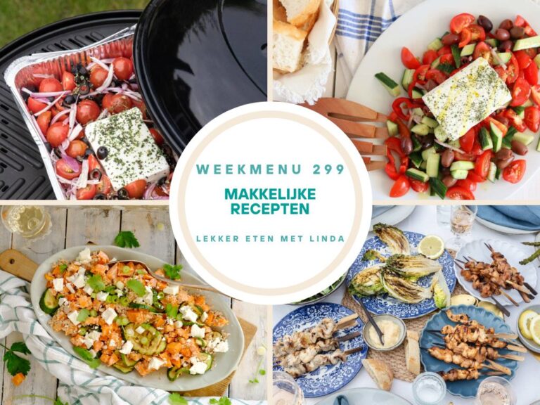 Weekmenu makkelijke recepten 299