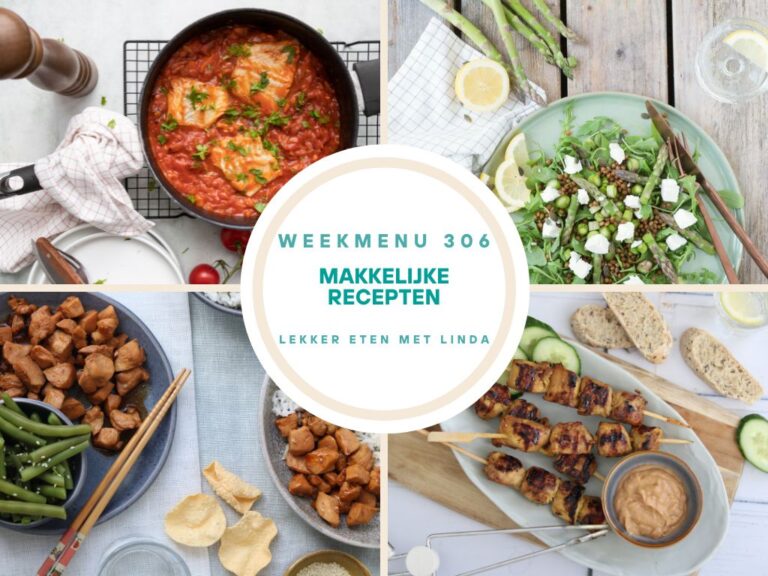 Weekmenu makkelijke recepten 306