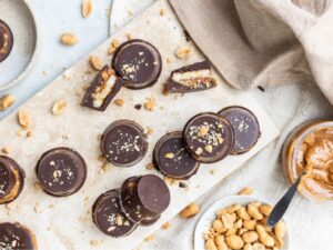Bananen snickers, gezonde snack