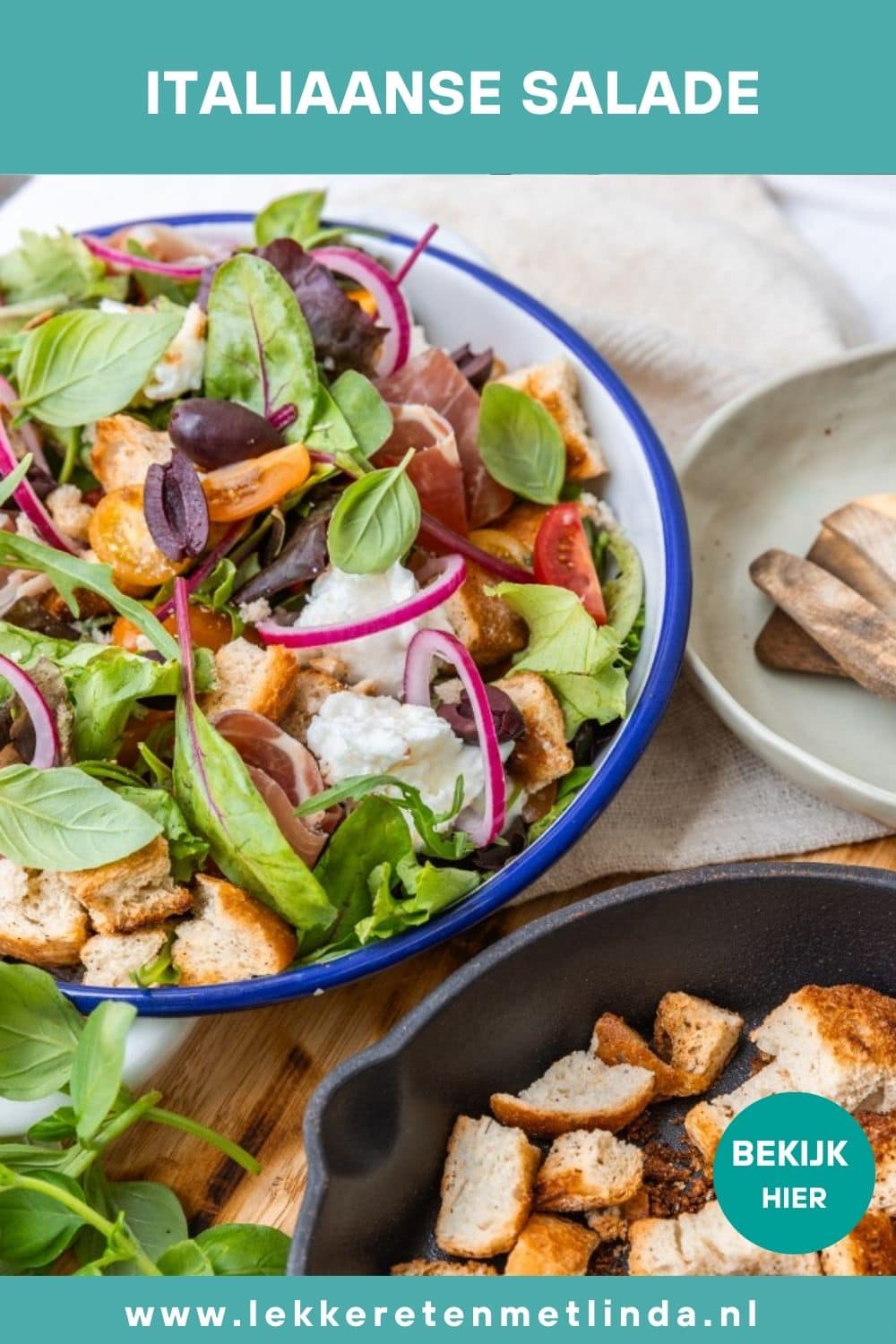 Italiaanse salade, makkelijke salade recepten