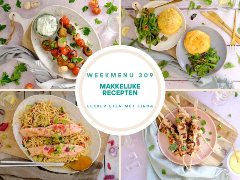 Weekmenu makkelijke recepten 309