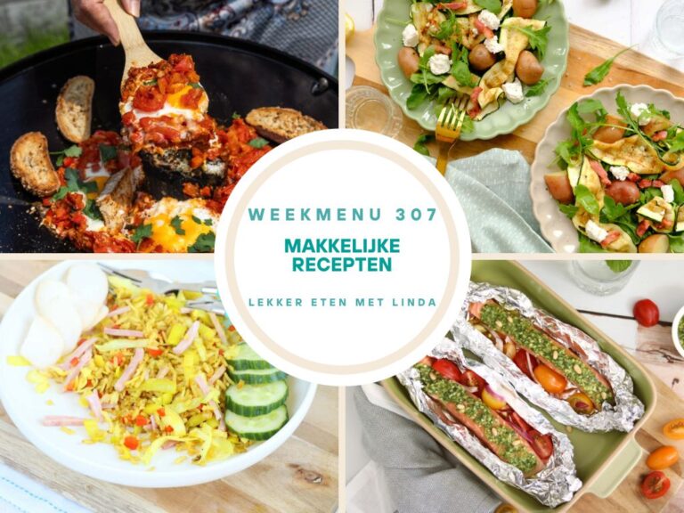 Weekmenu makkelijke recepten 307