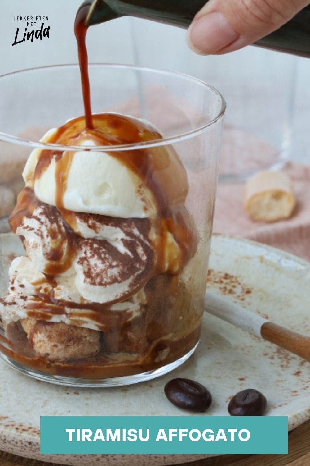 Tiramisu Affogato, makkelijk dessert voor een grote groep