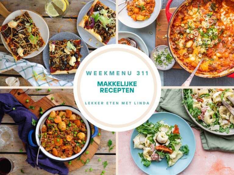 Weekmenu makkelijke recepten 311