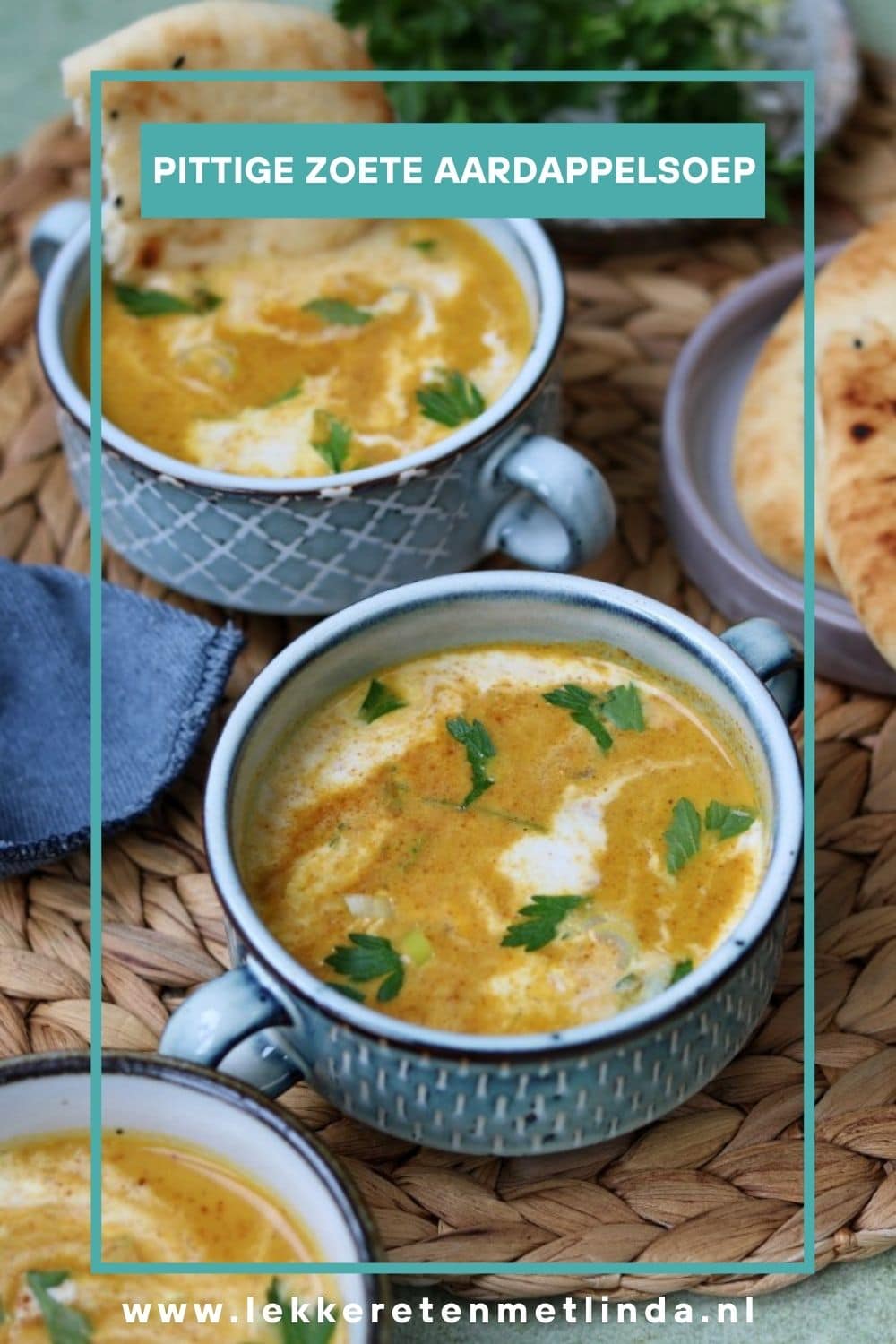 Pittige zoete aardappelsoep