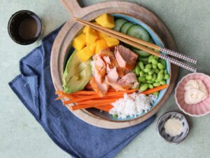 Poke bowl met zalm