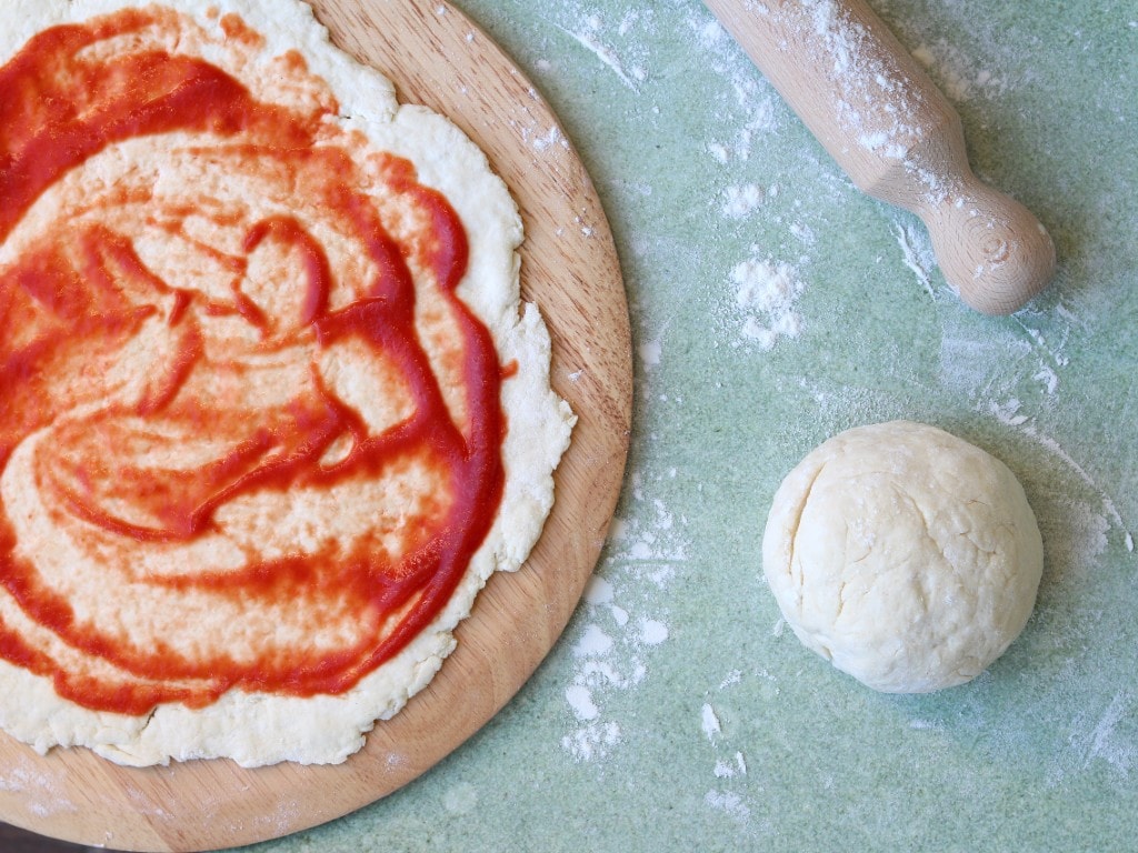 Gezonde pizzabodem