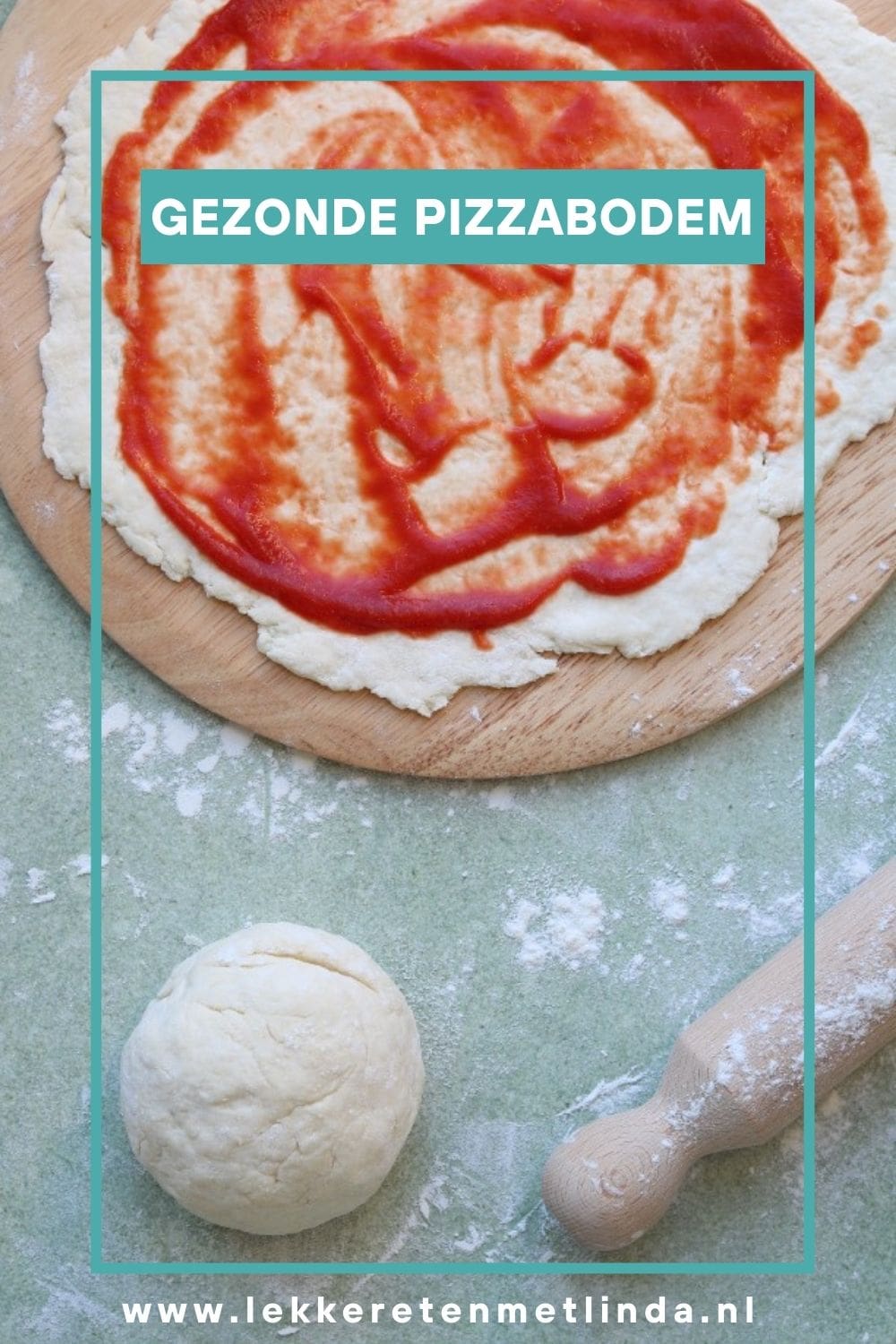 Gezonde pizzabodem