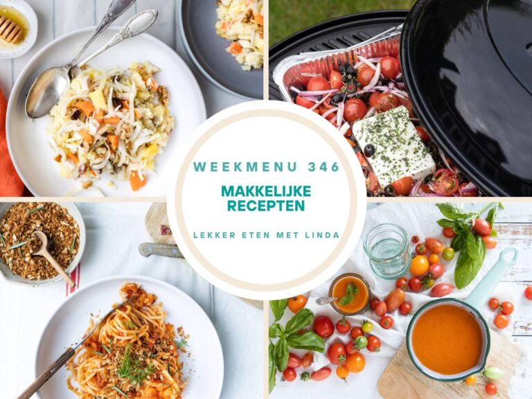 Weekmenu makkelijke recepten 346