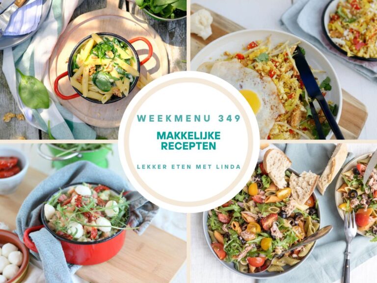 Weekmenu makkelijke recepten 347