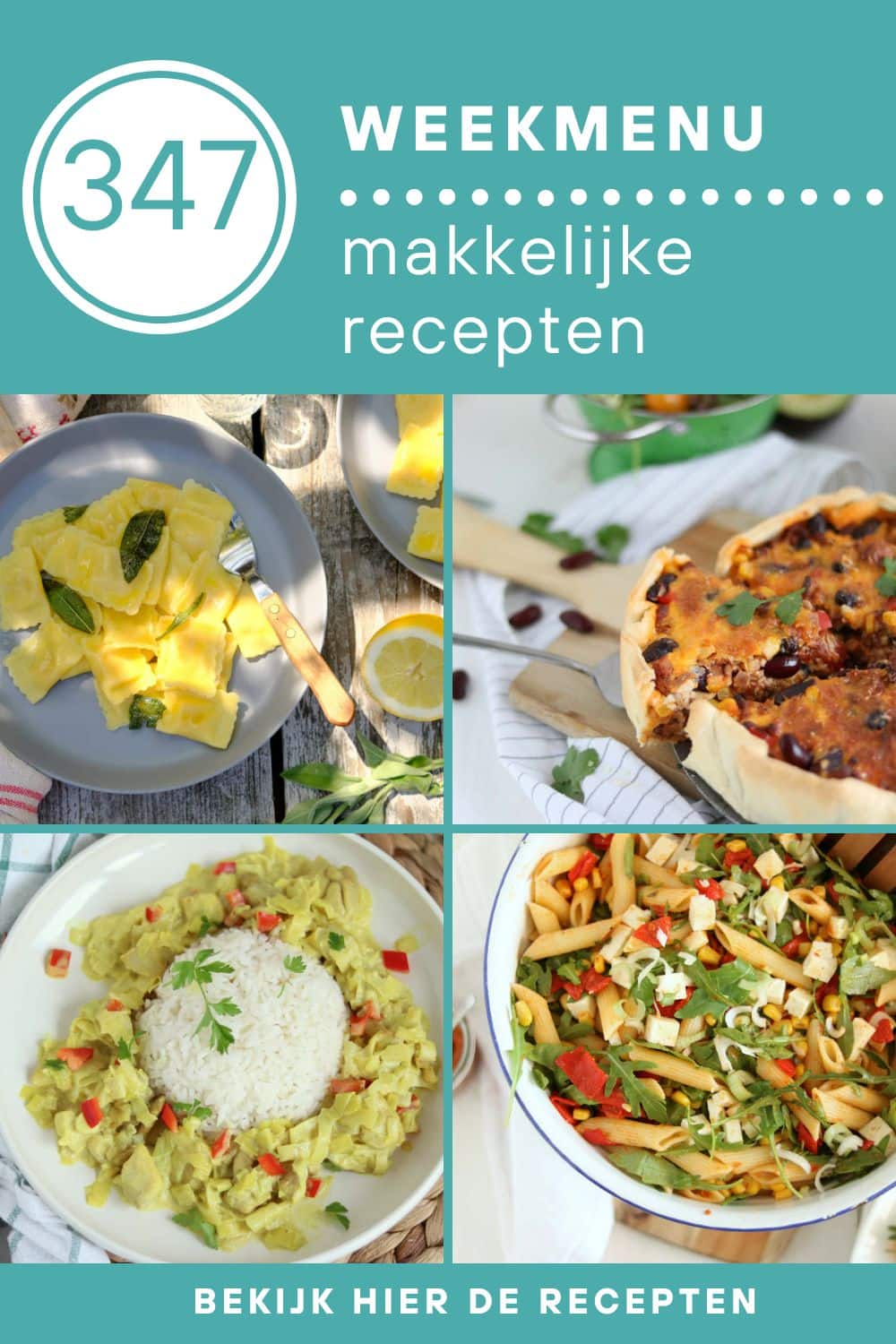 Weekmenu gezonde recepten