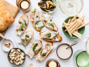 Vitello tonnato bruschetta