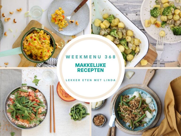 Weekmenu makkelijke recepten 368