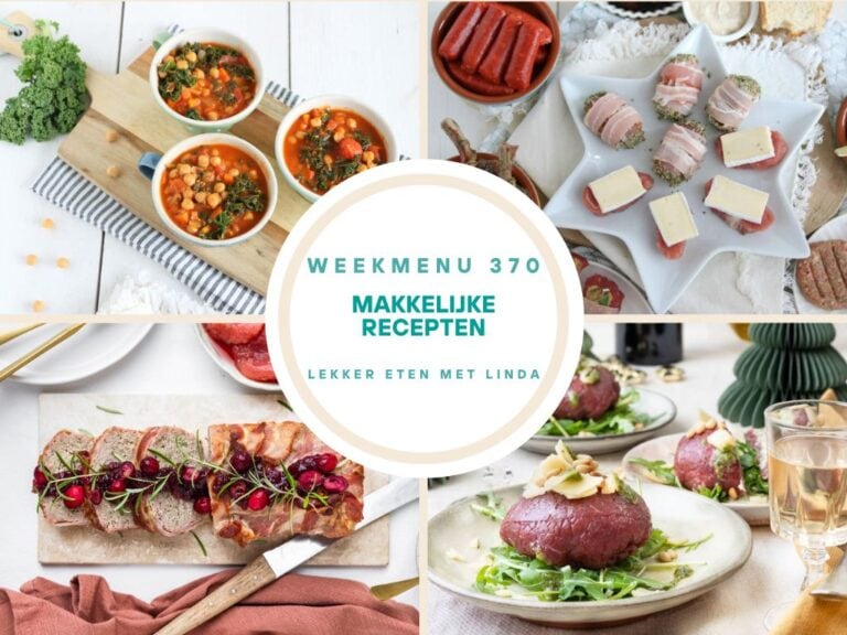 Weekmenu makkelijke recepten 370
