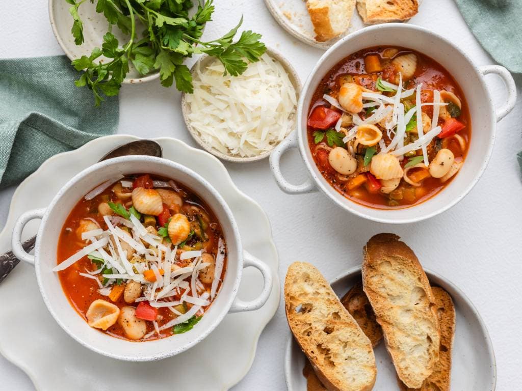 Minestrone soep