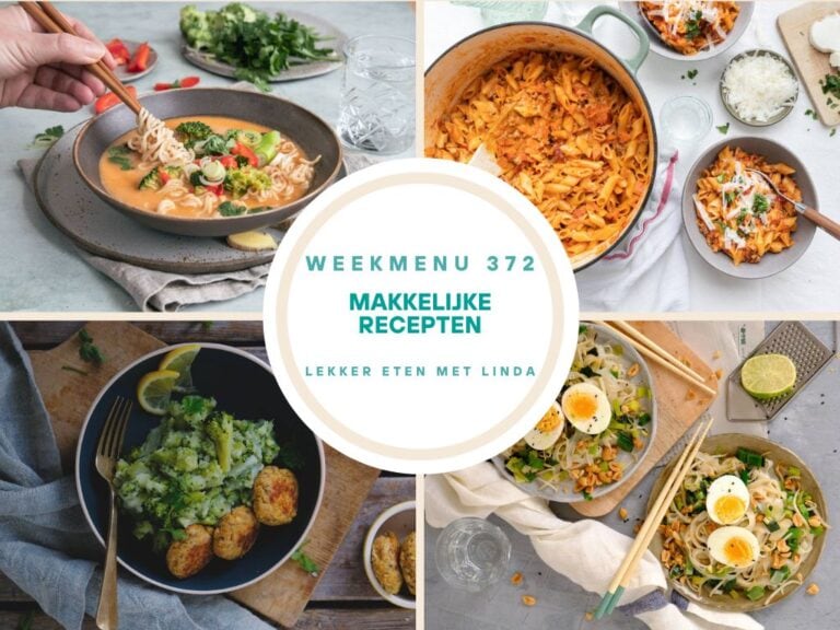 Weekmenu makkelijke recepten 372