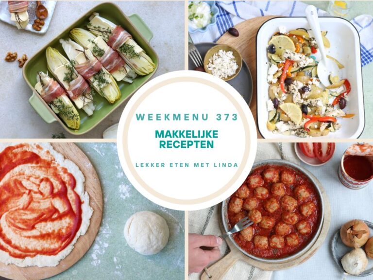 Wat eten we vandaag weekmenu