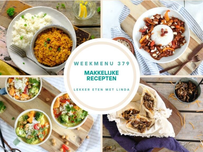 Weekmenu makkelijke recepten 379