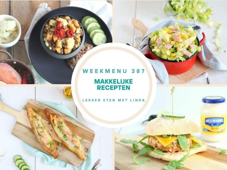 Weekmenu makkelijke recepten 387
