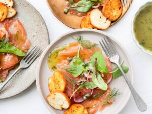 Zalm carpaccio